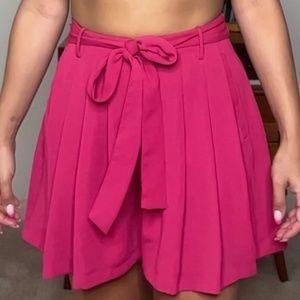 Hot pink Zara shorts